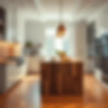 Elevating Kitchen Aesthetics with Butcher Blocks Luxurious kitchen featuring a prominent butcher block