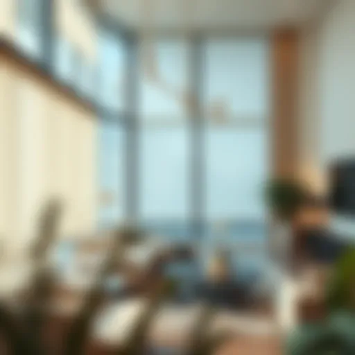 Elegant living space featuring invisible shades that blend seamlessly with decor.