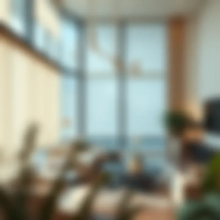 Elegant living space featuring invisible shades that blend seamlessly with decor.