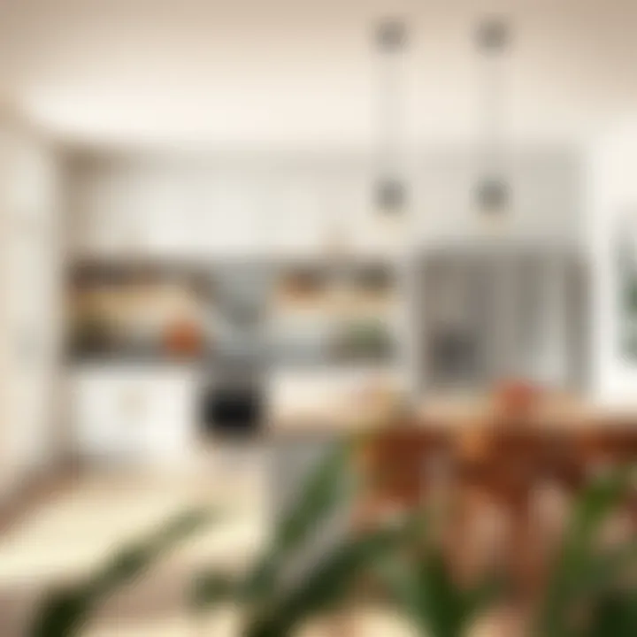 Functional kitchen layout with optimal storage solutions