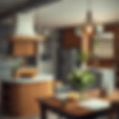 Rustic kitchen with warm wood accents and vintage elements