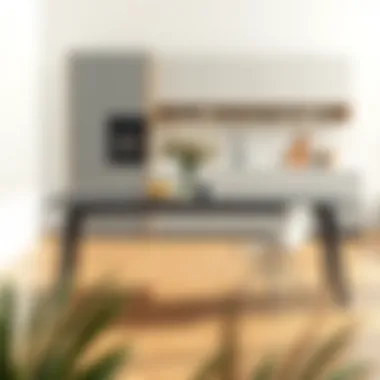 Sleek Minimalist Kitchen Table Contemporary kitchen table with minimalist design