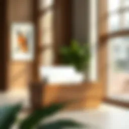 Elegant large paper holder made from sustainable materials.