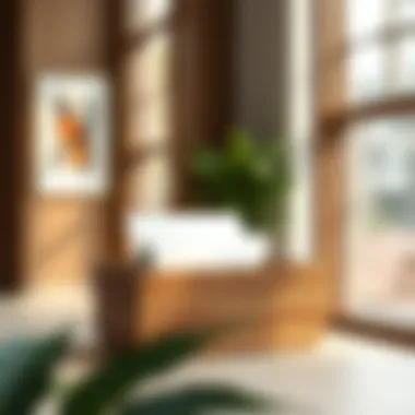 Sustainable Elegance in Paper Storage Elegant large paper holder made from sustainable materials.