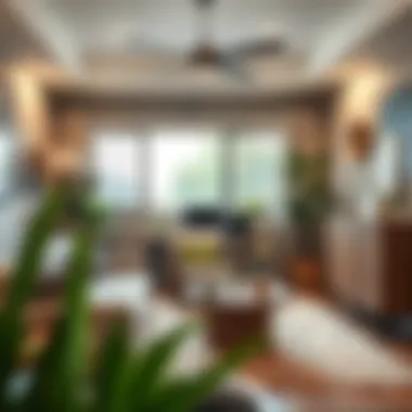 Charming home office setup with locally sourced furniture