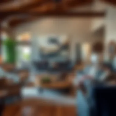 Elegant living room furniture arrangement showcasing local craftsmanship