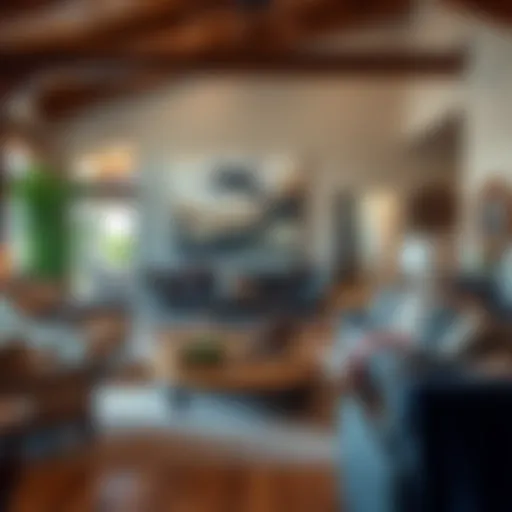 Elegant living room furniture arrangement showcasing local craftsmanship