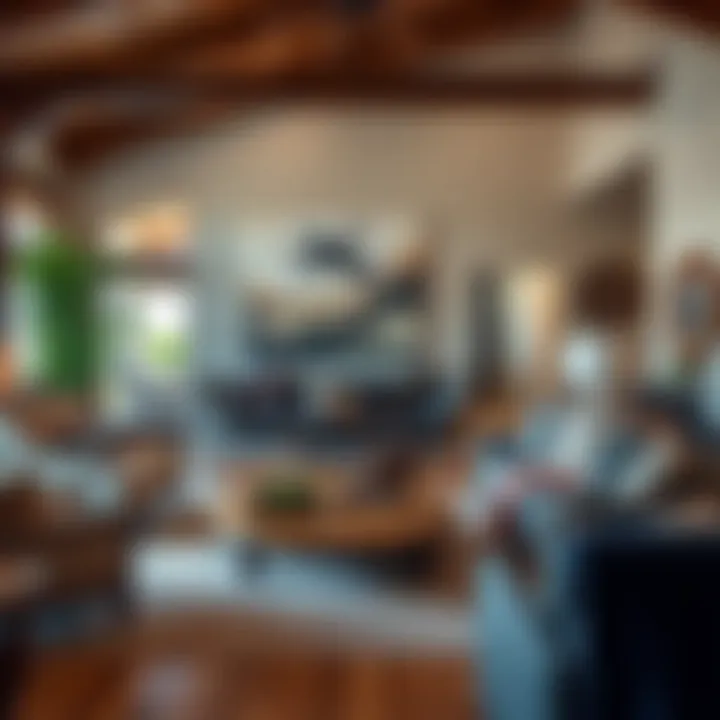 Elegant living room furniture arrangement showcasing local craftsmanship