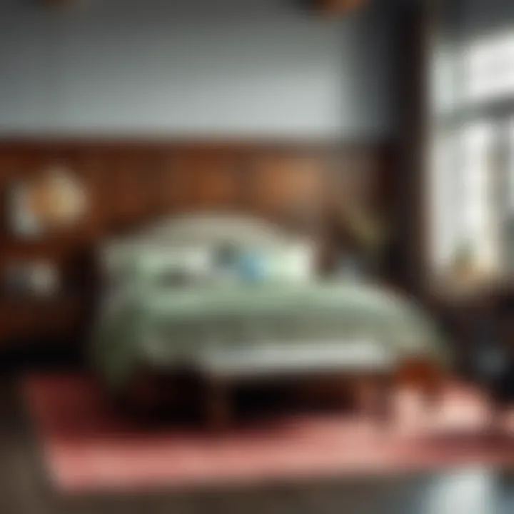 Diverse materials used in budget-friendly bedroom furniture