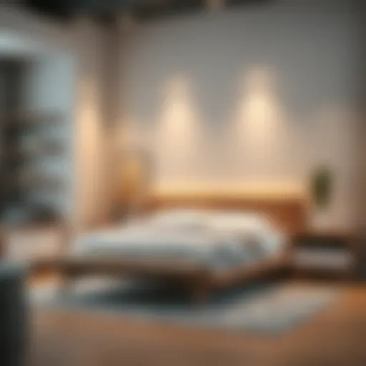 Stylish low-cost bedroom set showcasing modern design