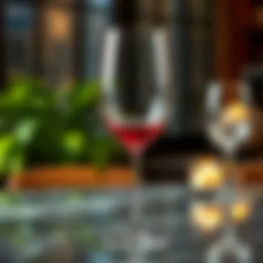 Contemporary Stemware Elegant stemware showcasing modern design