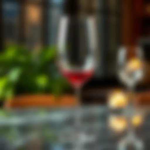 Contemporary Stemware Elegant stemware showcasing modern design