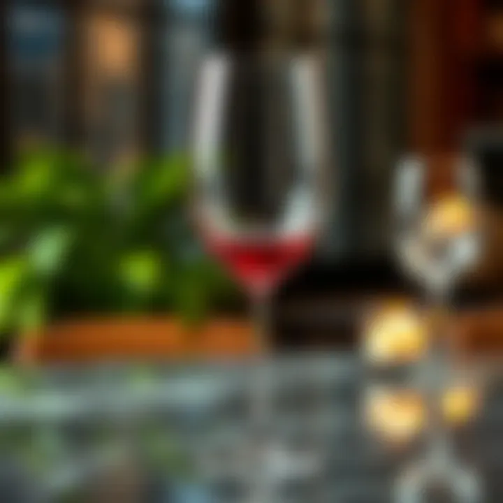 Contemporary Stemware Elegant stemware showcasing modern design