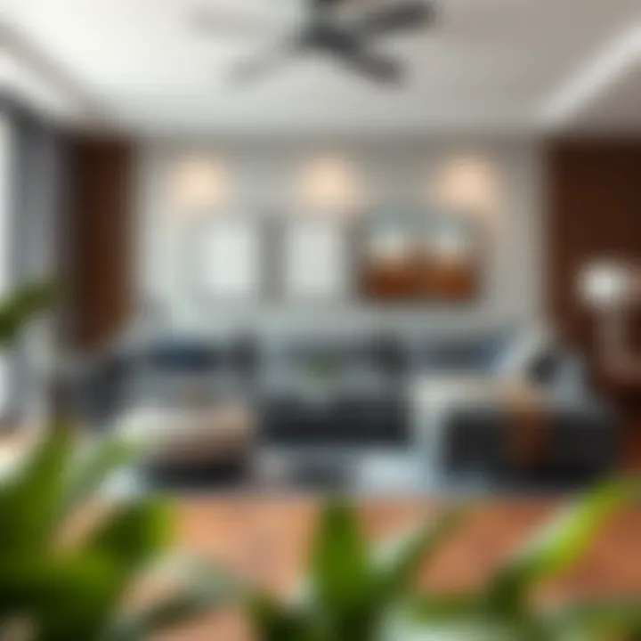 Contemporary Sectional Sofa in Modern Living Room Contemporary sectional sofa in a modern living room