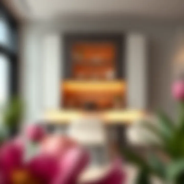 Minimalist Aesthetic Appeal Stylish overhead wall cabinet showcasing a minimalist design