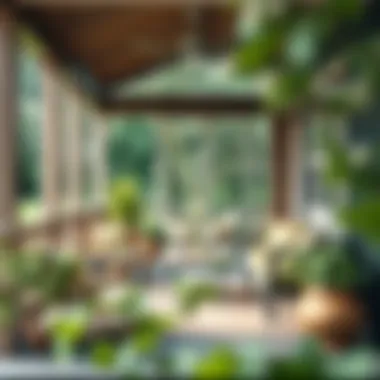 Diverse Materials for Porch Furniture Variety of materials used in porch furniture design