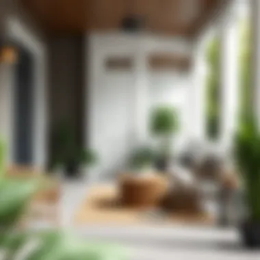 Modern Porch Decor Trends Trendy porch setting with comfortable seating and decor