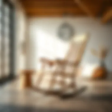 Visual representation of market trends affecting rocking chair prices