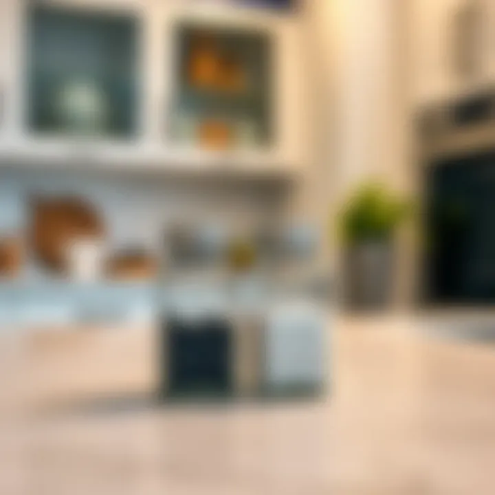 Contemporary Aesthetics in Kitchenware Modern minimalist design salt and pepper jars on a kitchen counter