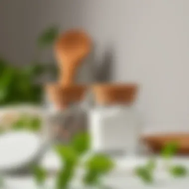 Sustainability in Culinary Essentials Eco-friendly salt and pepper jars made from sustainable materials