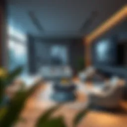 A modern sound cancelling room showcasing elegant design elements