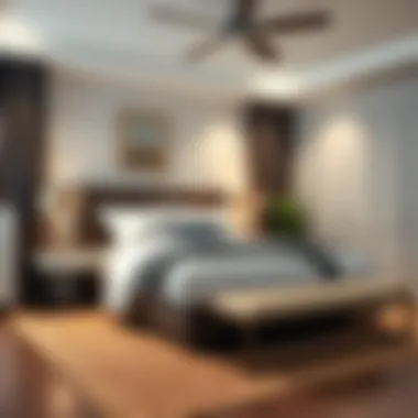 Stylish Bedroom Decor with Split King Sheets Stylish bedroom with coordinated decor highlighting split king sheets