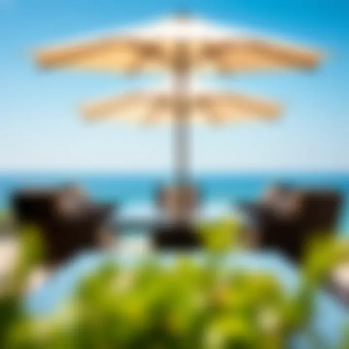 Notable Exploring Square Outdoor Dining Tables for Eight with Umbrella Holes