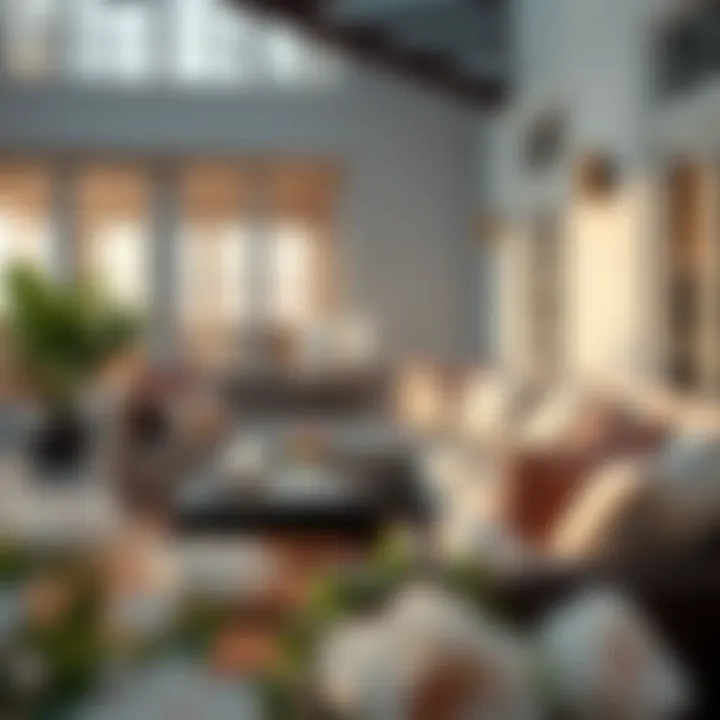 Elegant Living Space with Sunbrella Cushions Elegant arrangement of Sunbrella piped cushions in a modern living space