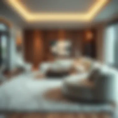 Aesthetic Appeal of Square Rugs in Design Artistic arrangement showcasing square rug in a cozy setting