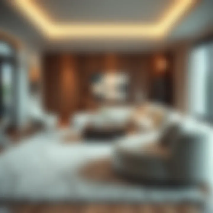 Aesthetic Appeal of Square Rugs in Design Artistic arrangement showcasing square rug in a cozy setting