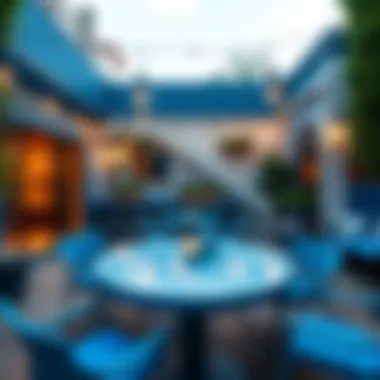 Exploring the Aesthetic and Functional Appeal of Blue Outdoor Tables Summary