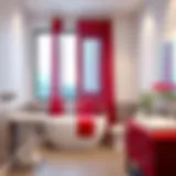 Exploring the Aesthetic and Functional Aspects of Red Bathroom Window Curtains Introduction