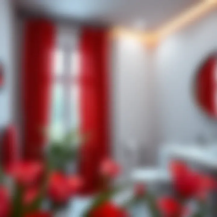 Exploring the Aesthetic and Functional Aspects of Red Bathroom Window Curtains Summary