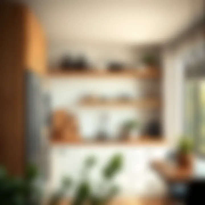 Notable Exploring the Application of Wooden Shelves in Kitchen Design
