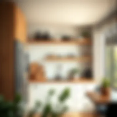 Notable Exploring the Application of Wooden Shelves in Kitchen Design Notable Exploring the Application of Wooden Shelves in Kitchen Design