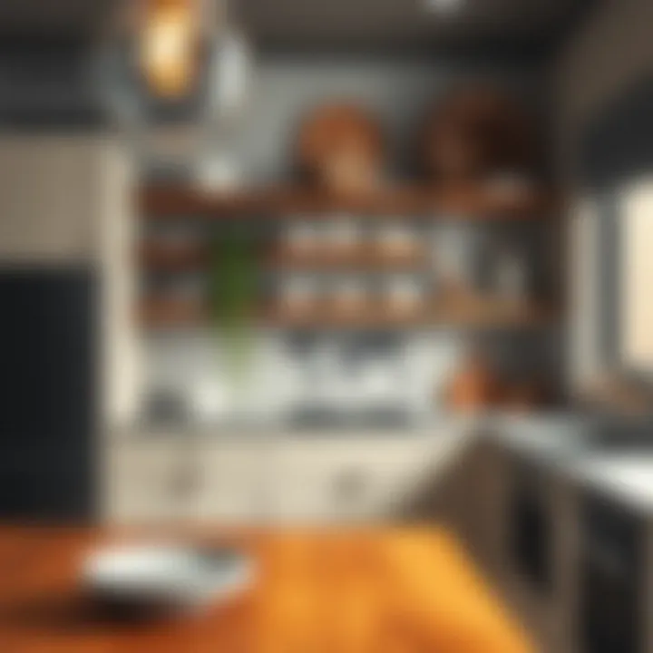 Exploring the Application of Wooden Shelves in Kitchen Design Summary