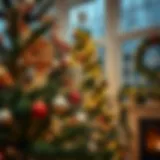 A Stunning Christmas Tree Display Elegant Christmas tree adorned with delicate ornaments