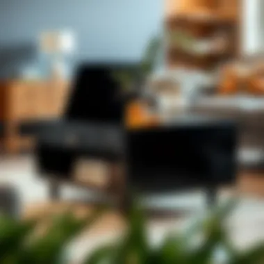 Exploring the Black Accent Table with Storage: Design, Functionality, and Trends Summary