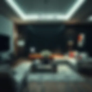 Notable Exploring the Concept of the Black Mirror Living Room
