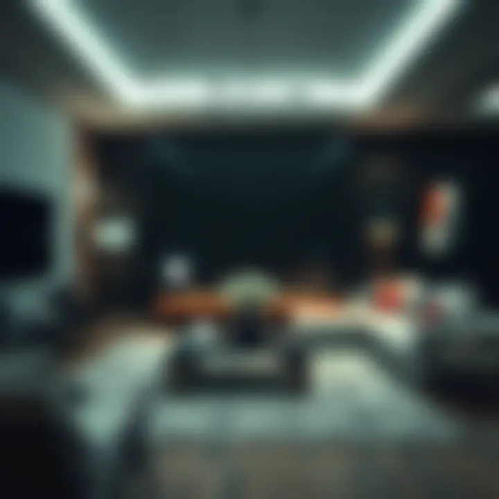 Notable Exploring the Concept of the Black Mirror Living Room