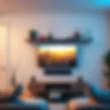 Exploring the Concept of Under TV Hanging Shelves Introduction