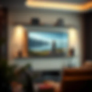 Notable Exploring the Concept of Under TV Hanging Shelves Notable Exploring the Concept of Under TV Hanging Shelves