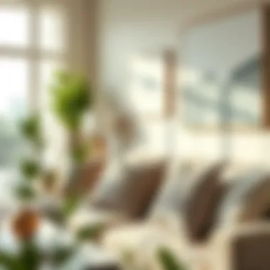 Modern Home Decor Enhanced by Throw Pillows Contemporary decor showcasing 12 x 18 throw pillows