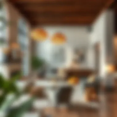 Trendy decor showcasing consumer preferences