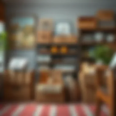 Creative Organization of Keepsakes Creative use of cardboard boxes for organizing keepsakes