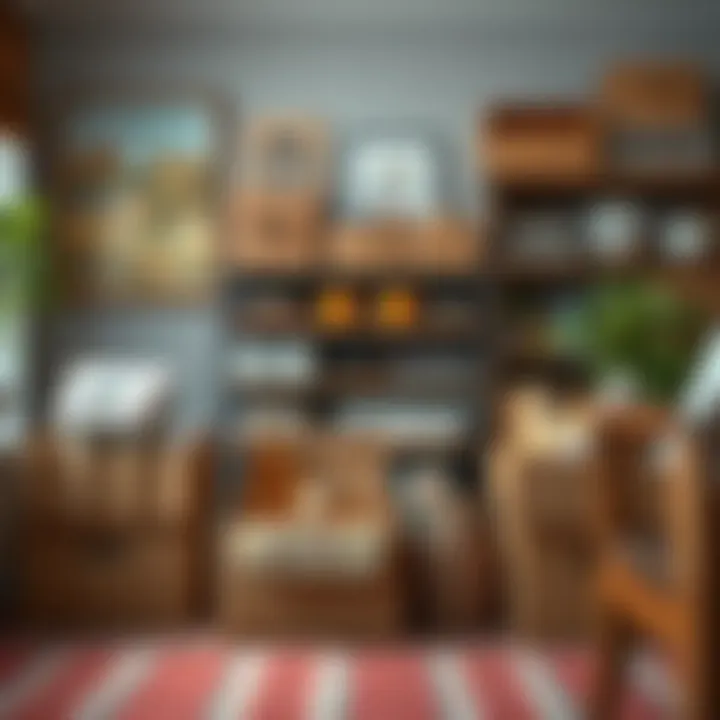 Creative Organization of Keepsakes Creative use of cardboard boxes for organizing keepsakes