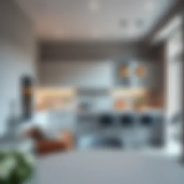 Minimalist Elegance in Kitchen Design Contemporary kitchen with minimalist design