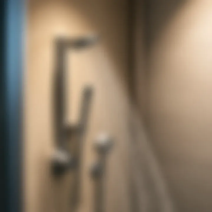 Installation of Removable Shower Heads Installation process of a removable handheld shower head