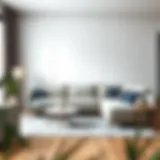 Sleek Portable Sofa Desk Design Sleek portable sofa desk in a modern living room setting