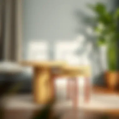 Unique Material Textures of Nesting Tables Nesting tables showcasing unique material textures and finishes